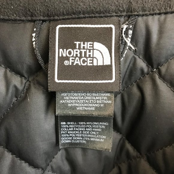 THE NORTH FACE BLACK 550 DOWN QUILTED PUFFER JACKET SIZE XS - Picture 3 of 7